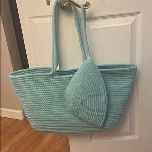 Light Blue Tote Bag NEW
